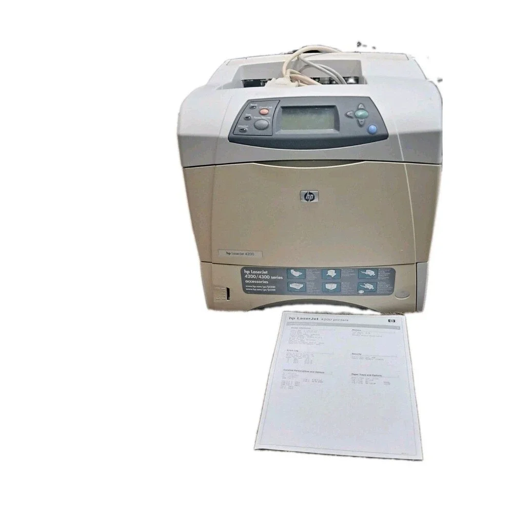 HP LaserJet 4200 Laser Duplex Monochrome Printer Workgroup Network